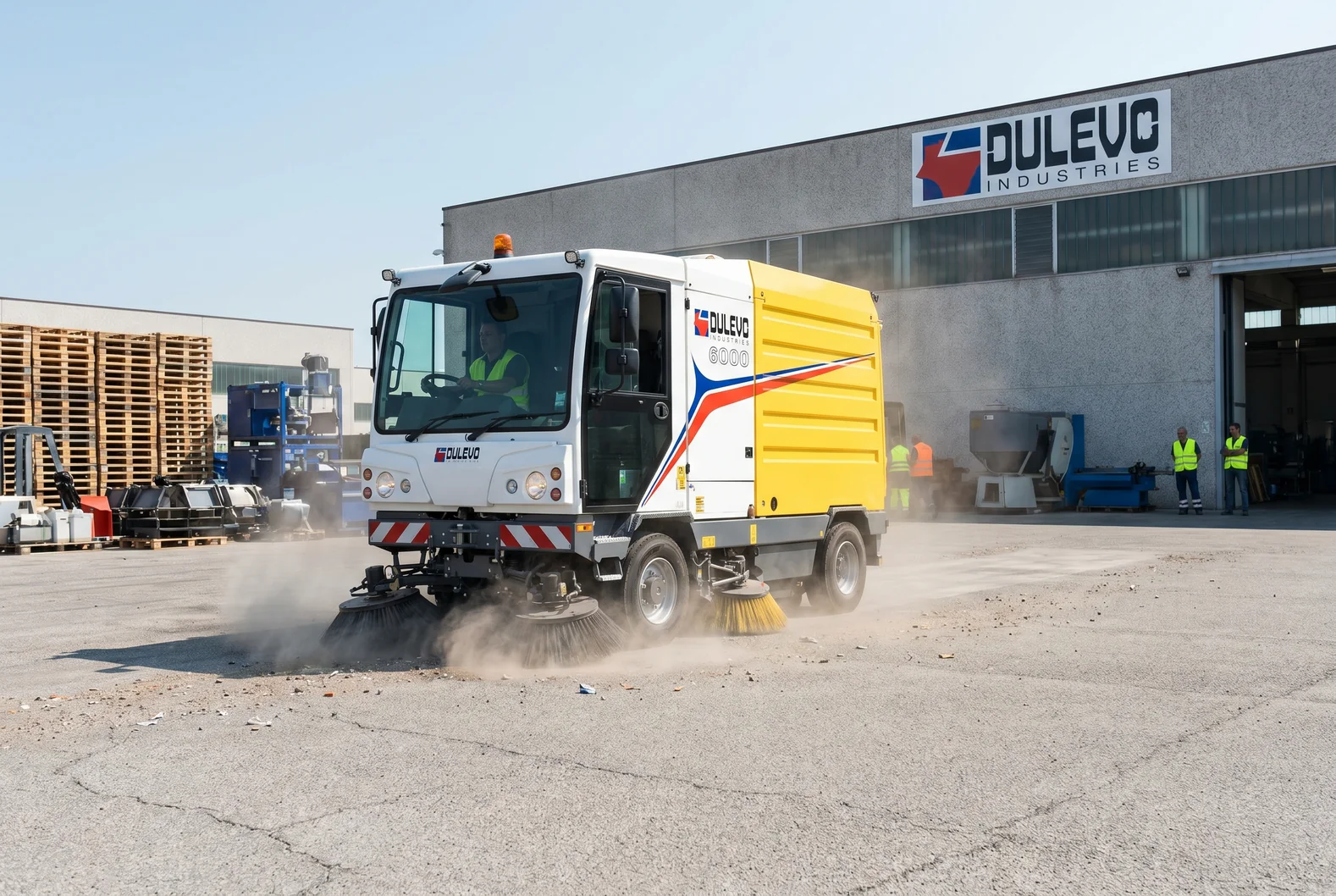 Dulevo Kehrmaschine für Reinigung großer Außenflächen