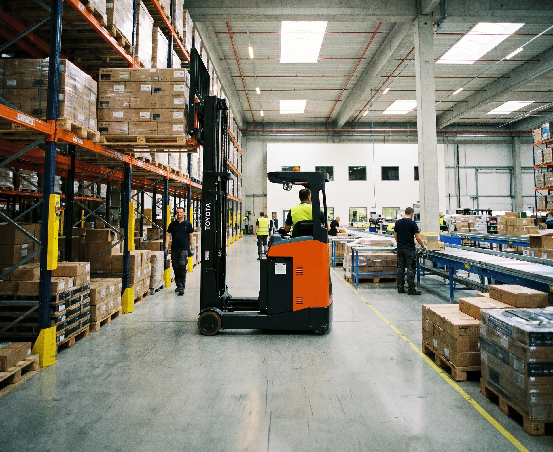 Elektrostapler im Hochregallager – Lager und Logistik Lösungen